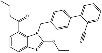 2-乙氧基-1-[[(2`-腈基连苯-4-取代)甲基]苯并咪唑]-7-羧酸乙酯
